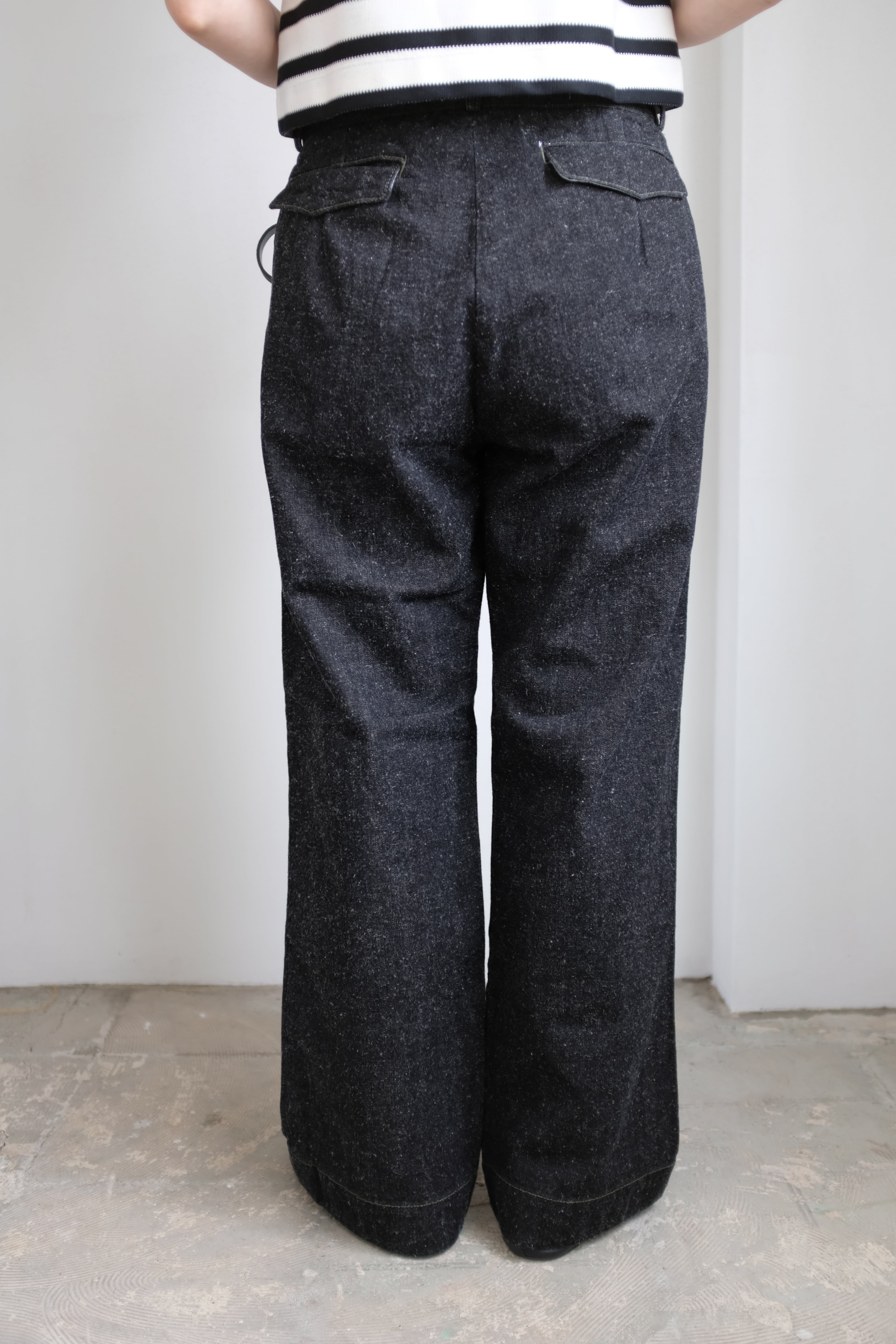OUTIL]PANTALON MELLE /BLACK | YES-姫路の美容院と服のお店YES(イエス
