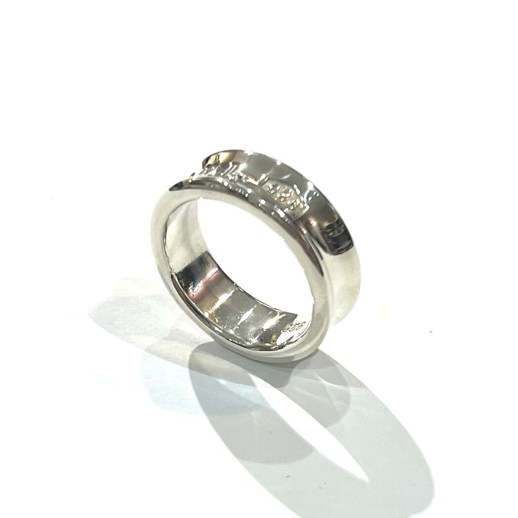 TIFFANY&CO】 【12.5号】2465T&CO ティファニー ナローシルバー925