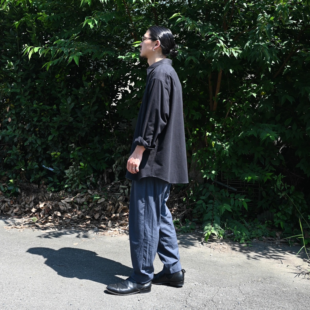 THEDAY(ザデイ)ヴィンテージフランネルシャツスタイル