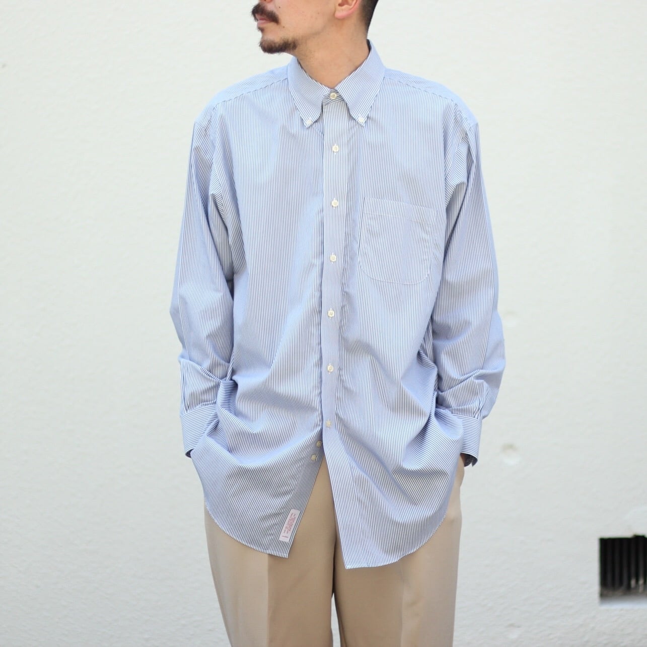 Brooks Brothers ストライプコットンB.Dシャツ 【0091】 | cv