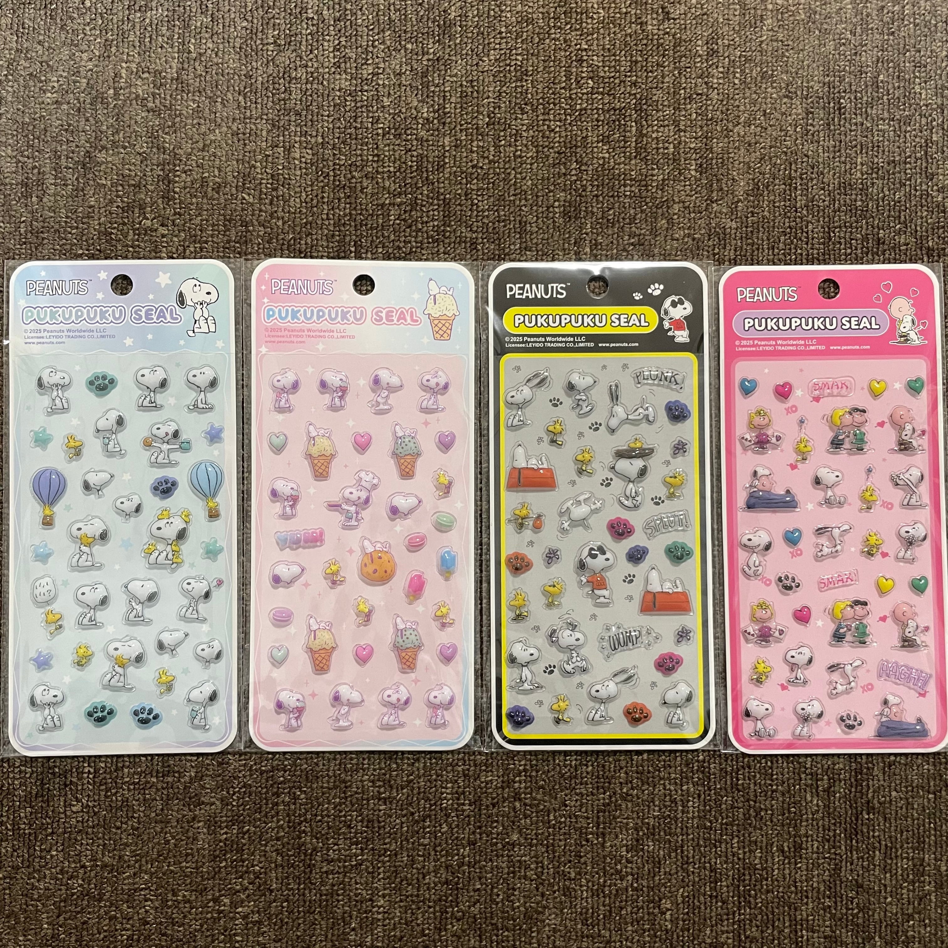 ♡送料込 ♡即日発送 【 スヌーピー 】PUKUPUKU SEAL PEANUTS SNOOPY
