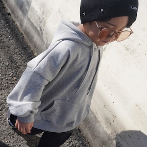 kids|BUTTON big hoodie