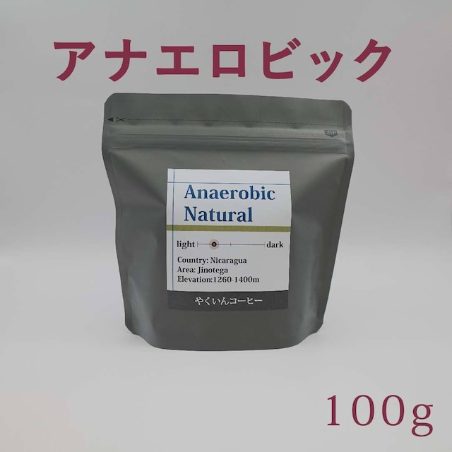 コーヒー豆　浅煎り アナエロビック 100g