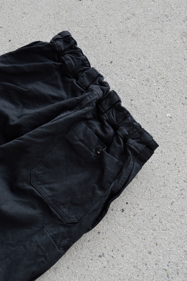 Swiss Army 80s Baker Denim Trousers Dyed Black スイス軍 デニムトラウザー 黒染め ベイカーパンツ 後期