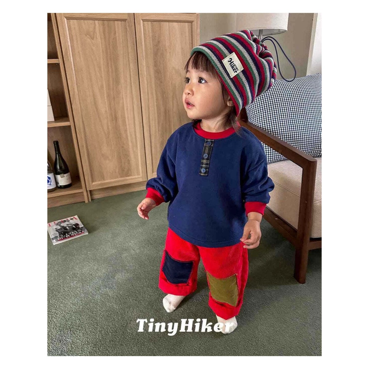 【取寄】Tiny Hiker トムソーヤ ヘンリーネックTシャツ｜冬服｜韓国子供服
