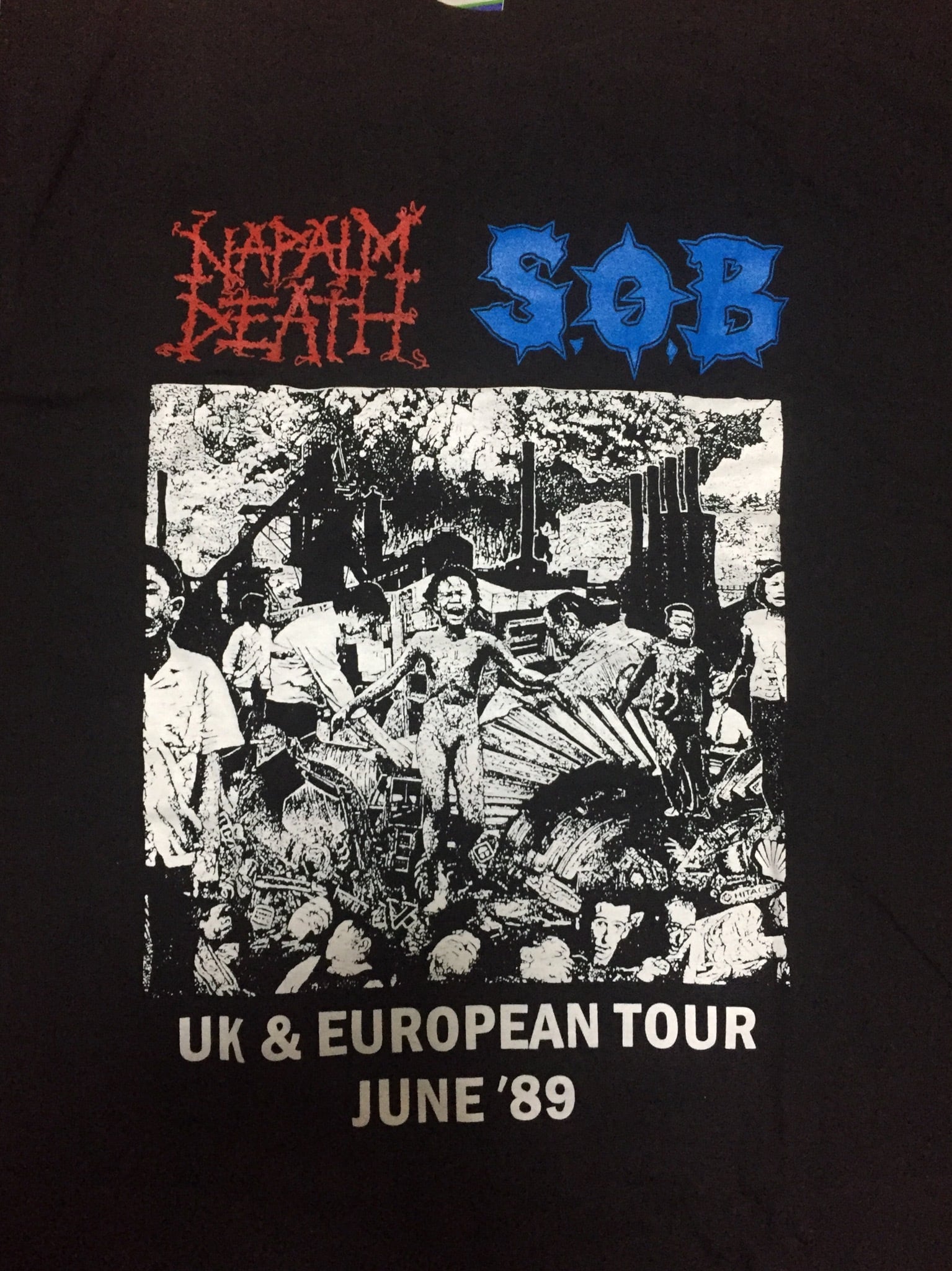 S.O.B Tシャツ SOB ナパームデス napalm death | hartwellspremium.com