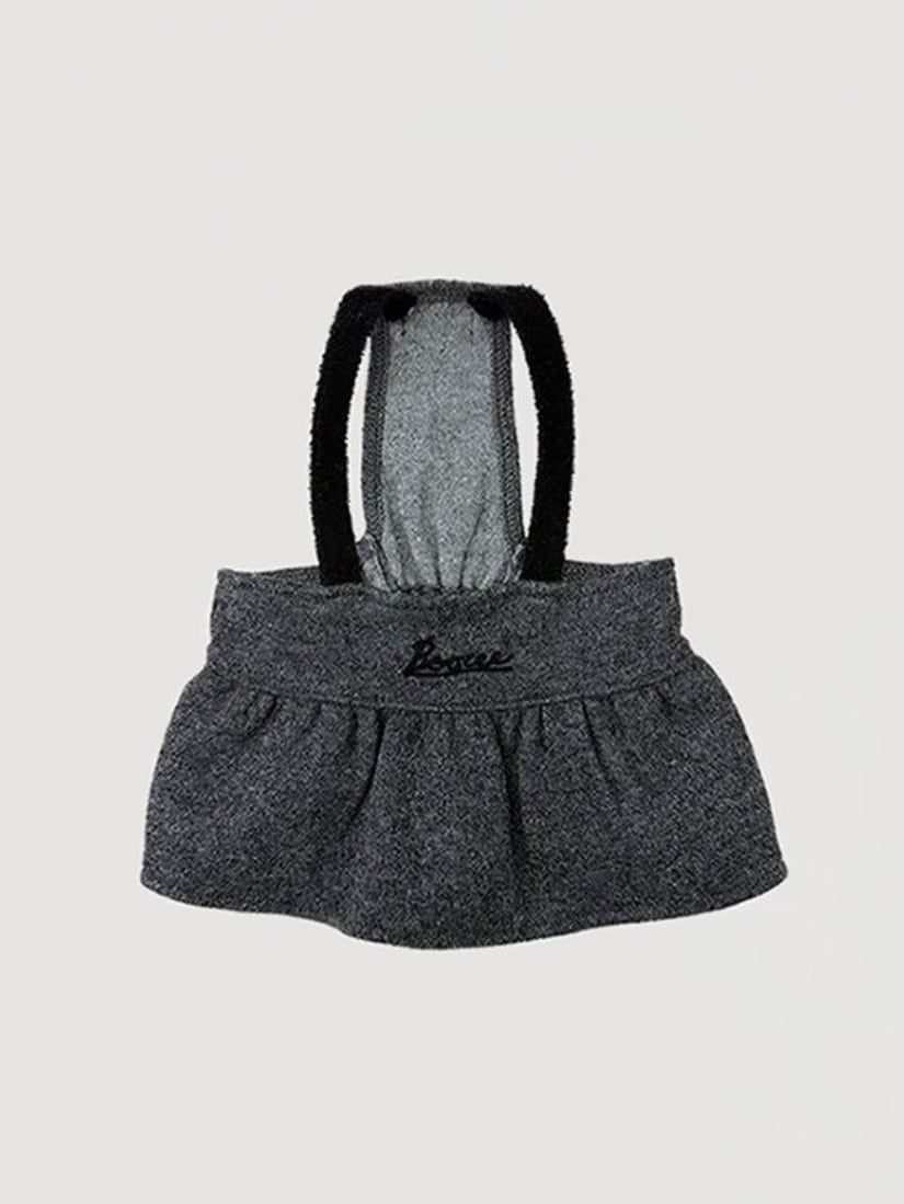 予約【BOOCCE】WOOL DRESS（Charcoal）