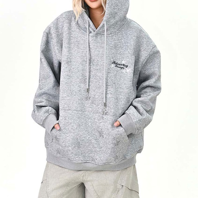 スターオールオーバービッグフーディ 2col   R01514