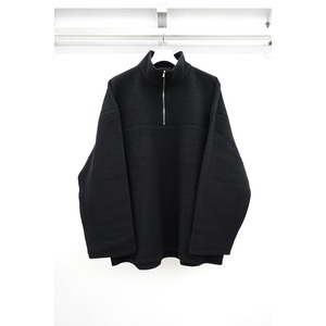 [Blanc YM] (ブランワイエム) BL-23A-WHP Wool Half Zip Pullover