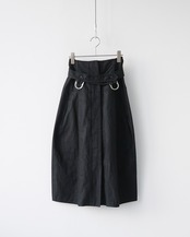 〈CÉLINE by phoebe philo〉Linen Belted Skirt