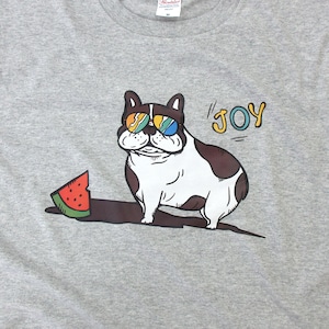 サングラス フレブル 犬 Tシャツ フレンチブルドッグ 夏 dog11