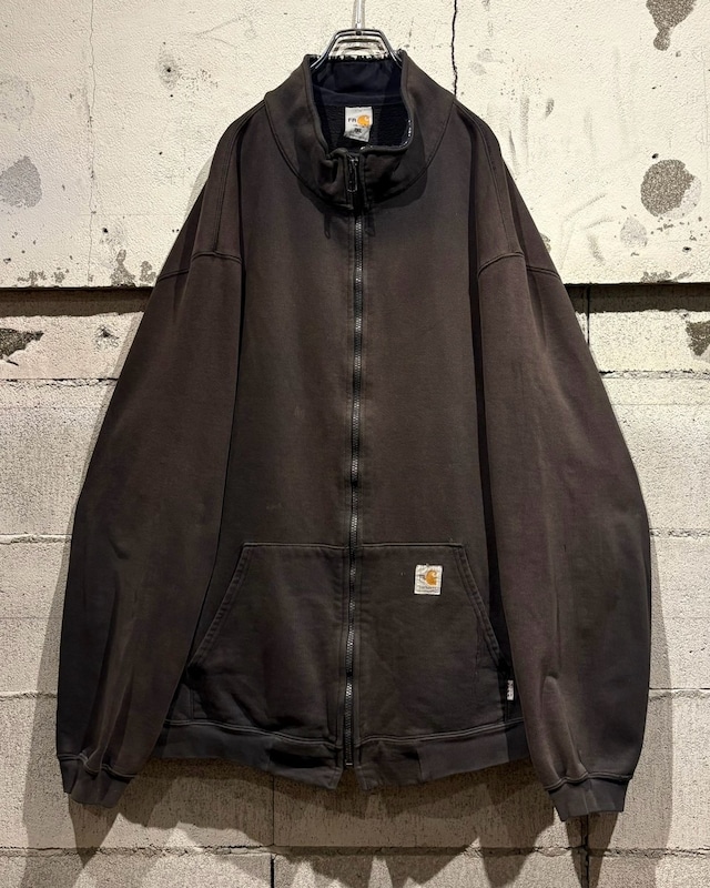 【Caka otto】“Carhartt” “FR” Beautiful Sunfade Loose Zip Up Sweat Jacket