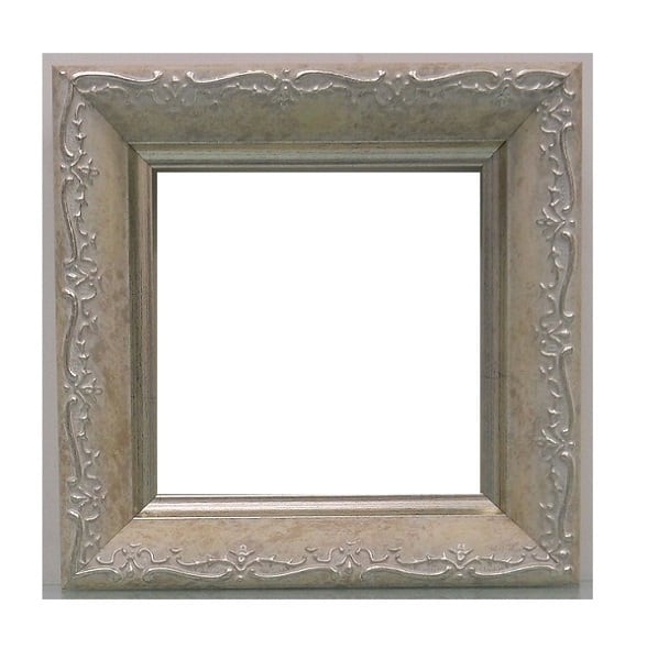 額縁アンティークおしゃれフレーム クリーンシルバーG-20166&