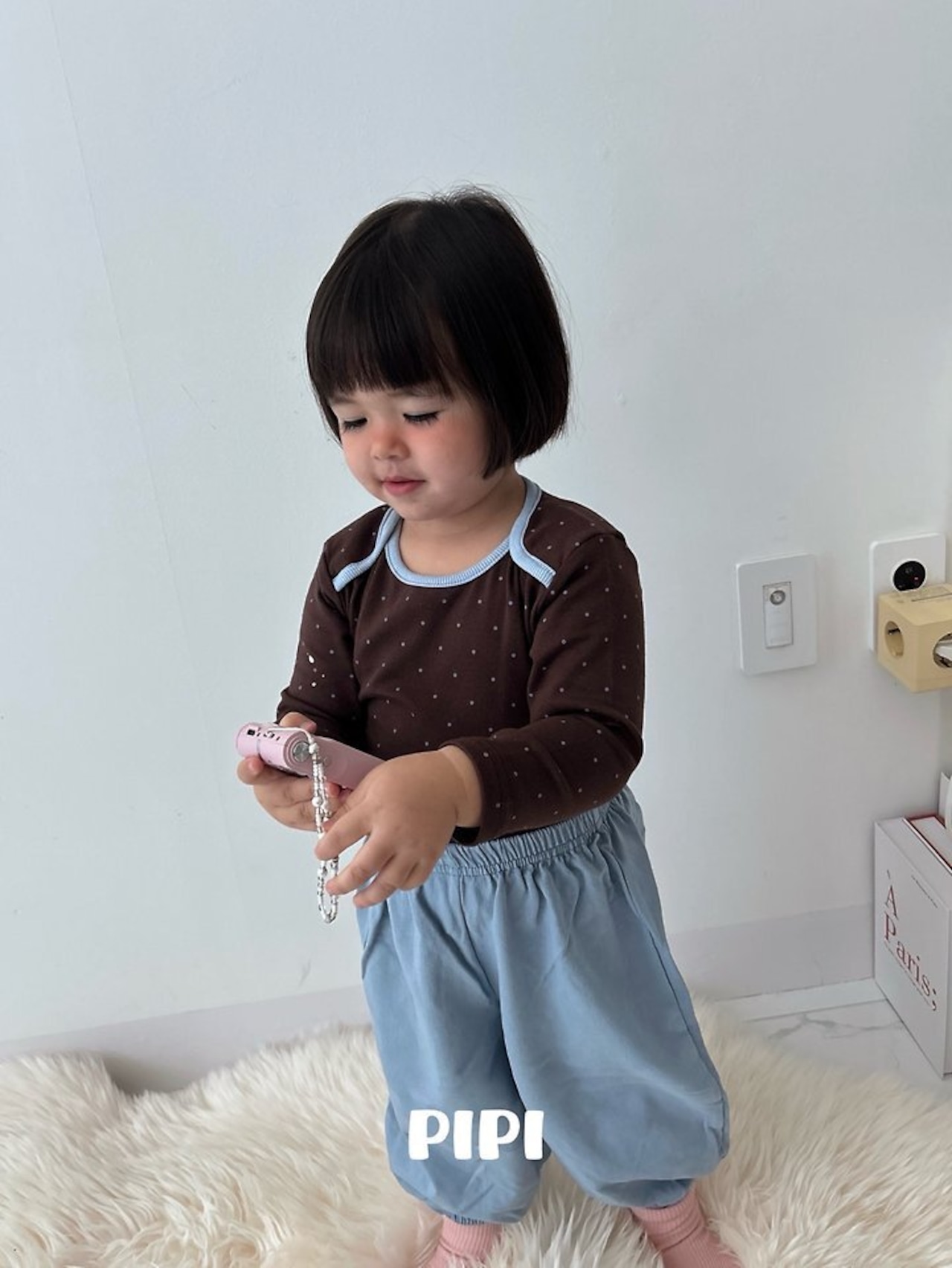 韓国子供服 / 26Autumn / 〖取寄〗pipi / パステルパンツ / ベビー服 / キッズ服 *XS~Ｍ*