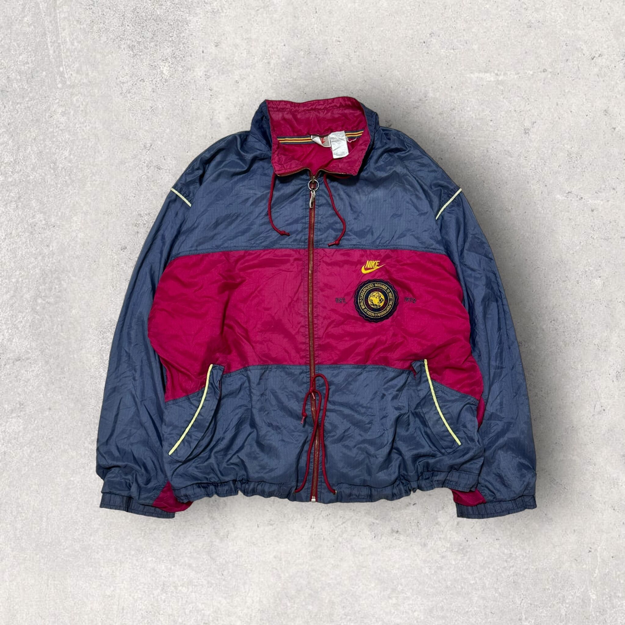 "90's NIKE" nylon jacket