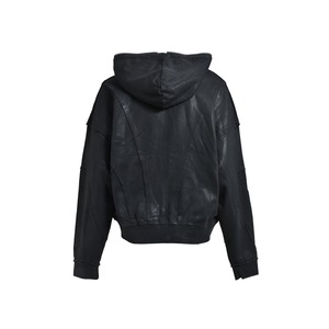BREATH / coating zip-up hoodie