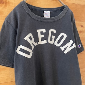 【champion】USA製 名作 T1011 OREGON アーチロゴ プリント Tシャツ S チャンピオン US古着 アメリカ古着