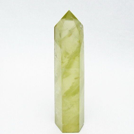 シトリンクォーツ 六角柱 シトリン ポイント 置物 一点物 142-10191