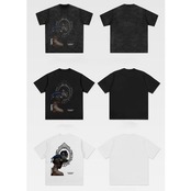 VINTAGE ストリート XXX Tentacion割れた鏡 Tシャツ T842