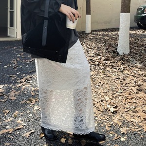 lace tight long skirt J00094