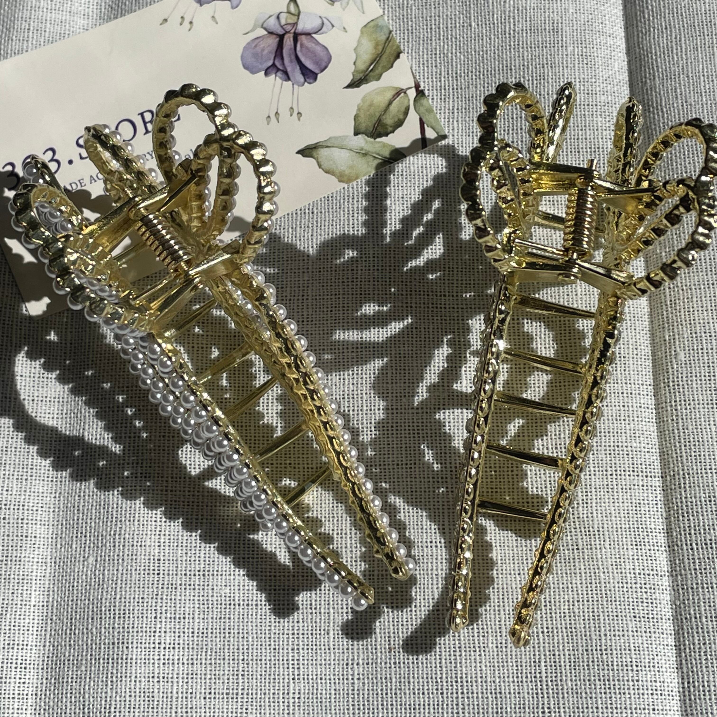 蝶々結びデザイン ヘアクリップ | 303 STORE