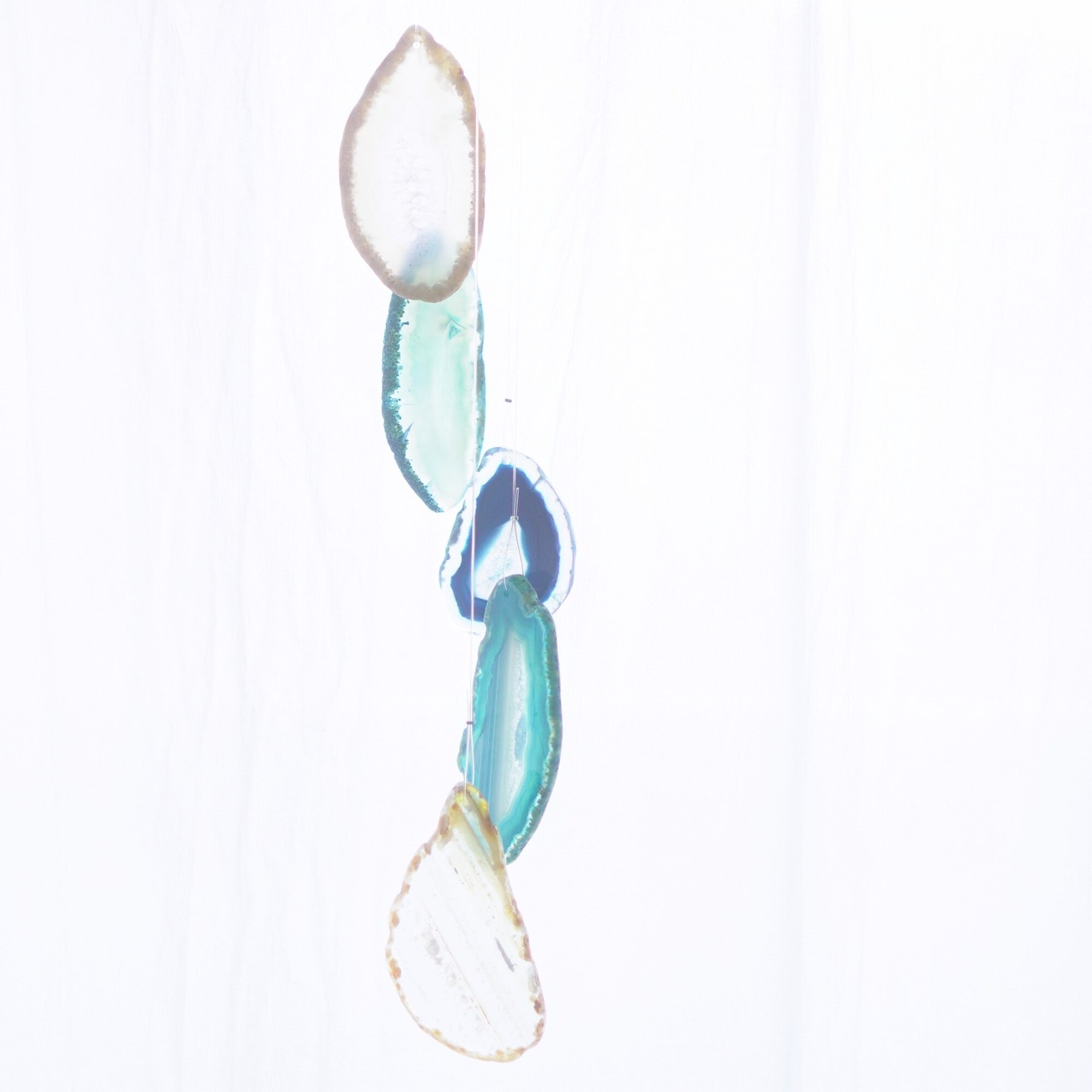 Deep Blue 04 - アゲートヒーリングチャイム / Agate Sun Catcher Wind Chime 266