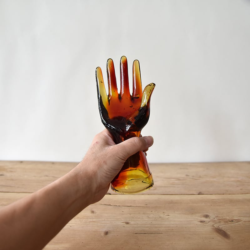 Glass Hand Object / ガラス ハンド オブジェ / 2009BNS-012 | BANSE