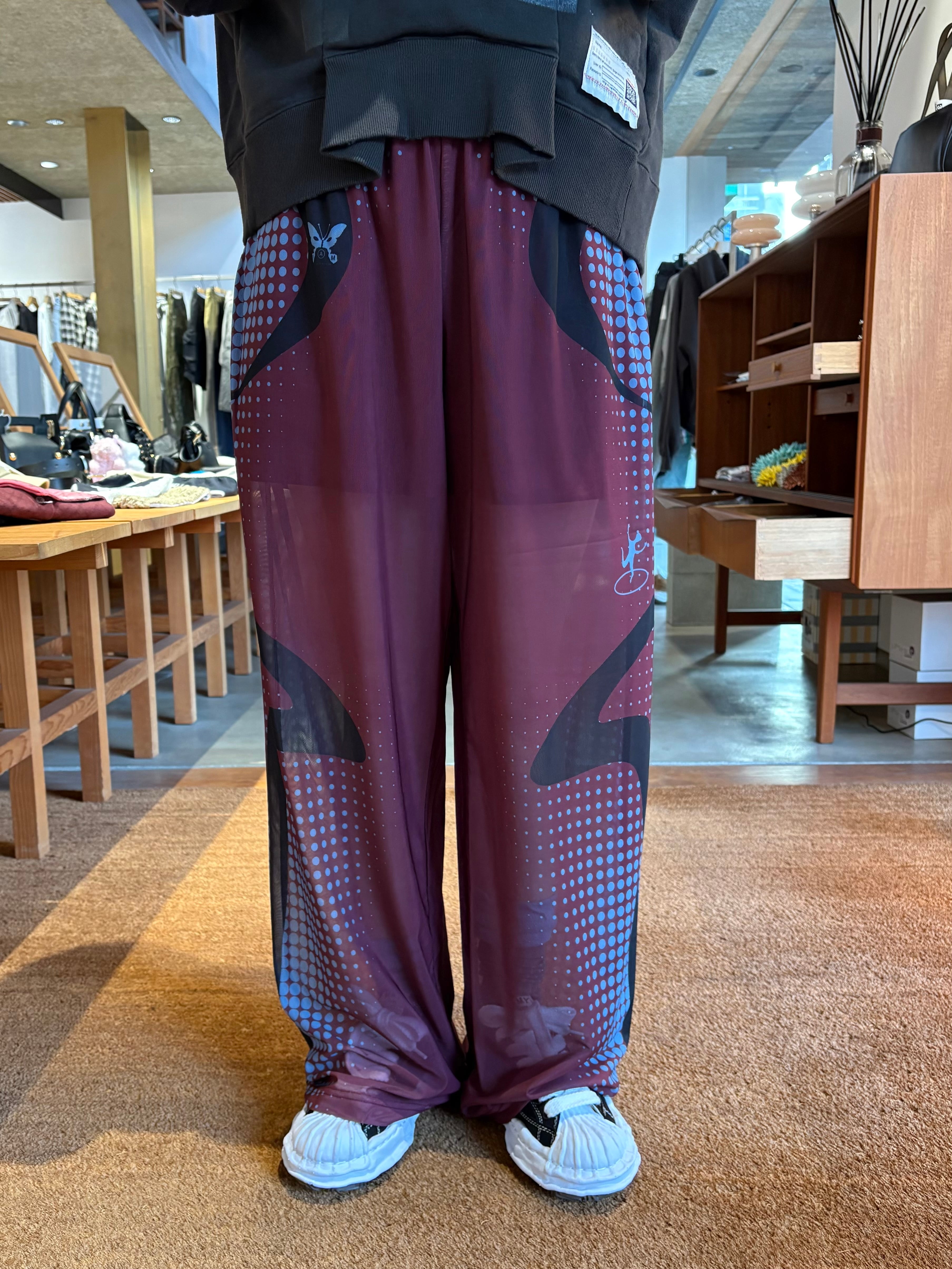 26SS】P.A.M Perks And Mini パークスアンドミニ / STIPPLE MESH PANTS