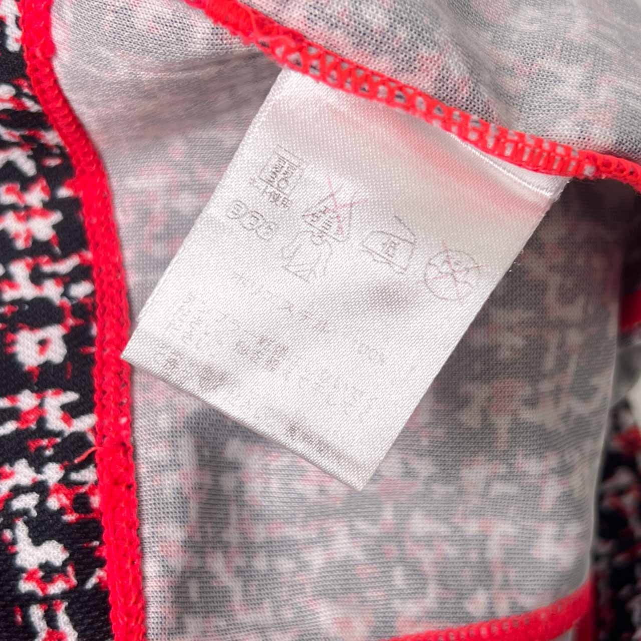 Paradiso パラディーゾ 千鳥柄 スキッパー 半袖 ドライシャツ カットソー S/マルチ レディース ゴルフ