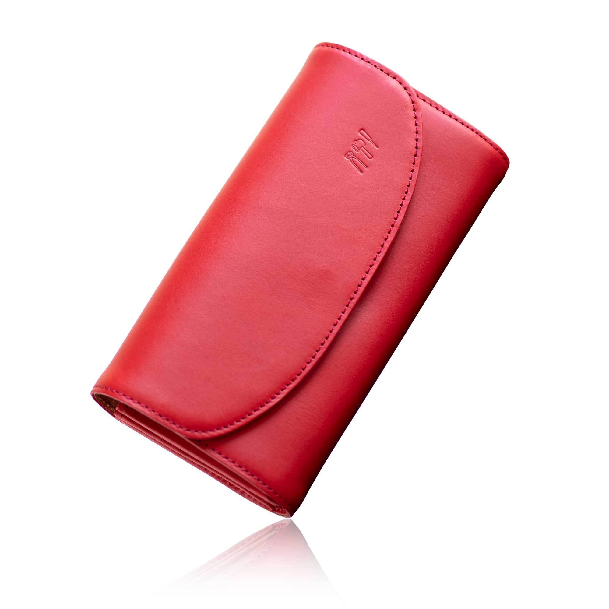 フラップ式ロングウォレット (アラバスタレザー) 【aw-10hn