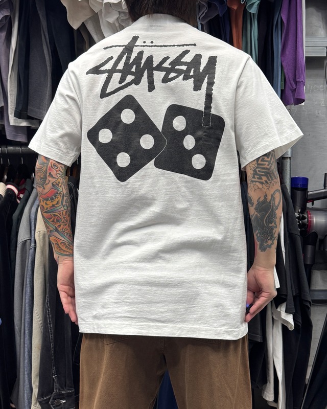 【Special!!】80’s~90’s old stussy DICE Design Tee “黒タグ” “ダイス” “サイコロ” 【高円寺本店】