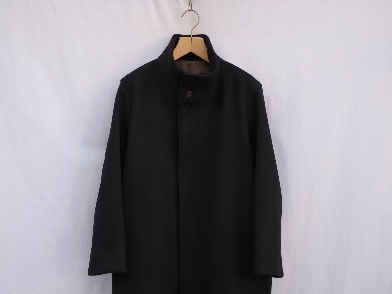 Ka na ta “ hi neck coat “ Black | Lapel online store 