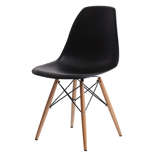 チャールズ&レイ・イームズ  『DSWシェルチェア ブラック』　チェア シングルチェア 椅子 デザインデザイナーズ家具　インテリア 家具 