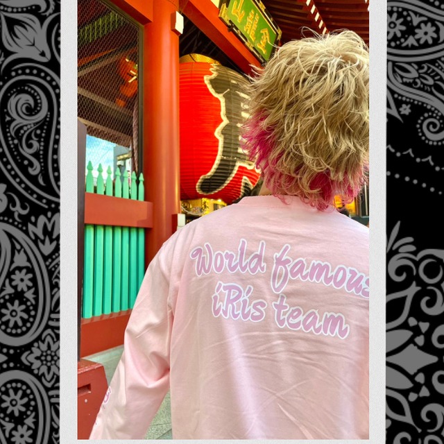 【iRis Team L/S T-shirt】"pink"