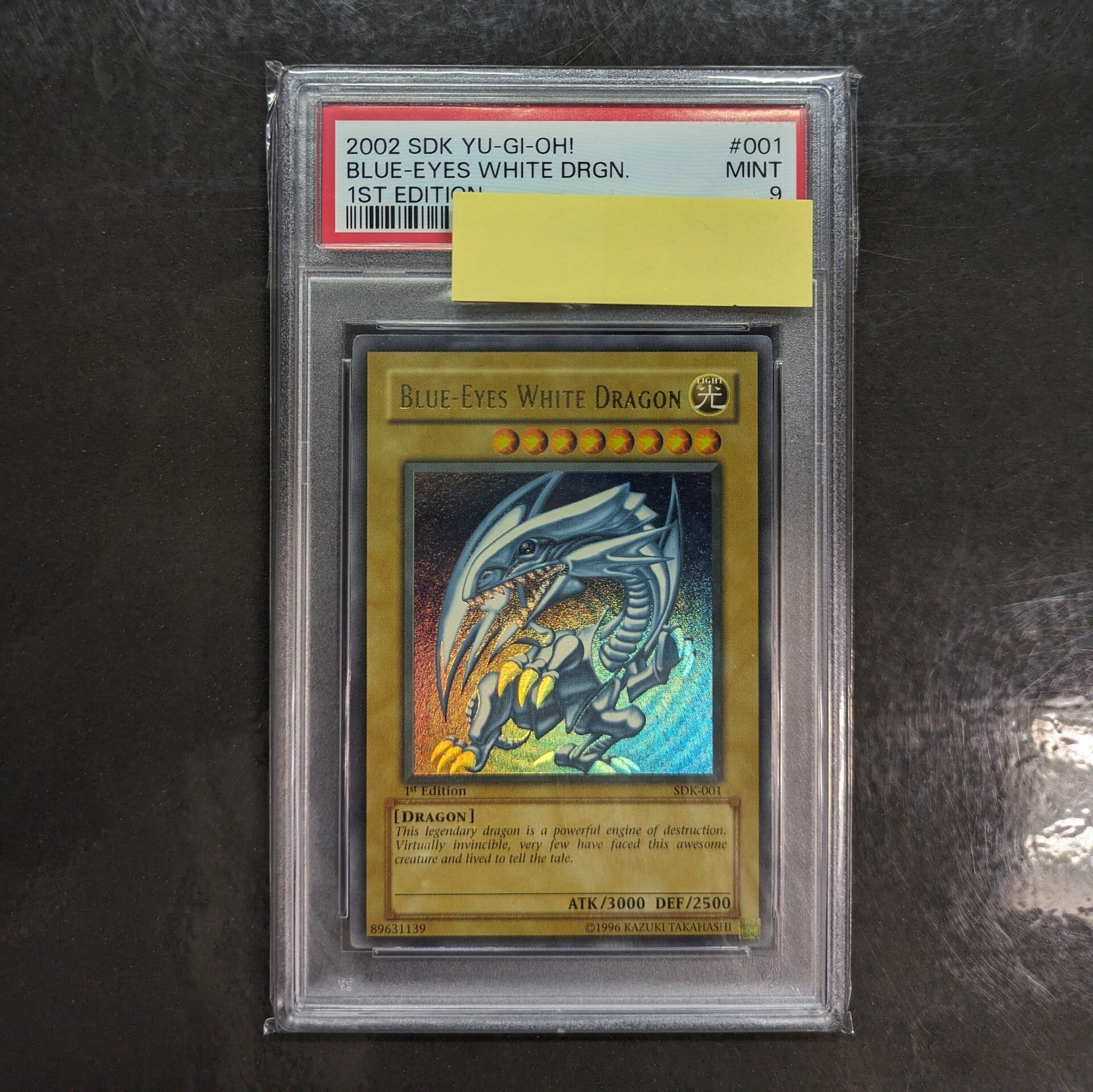 遊戯王 PSA9 北米版 SDK-001 青眼の白龍 SDY-006 ブラック・マジシャン