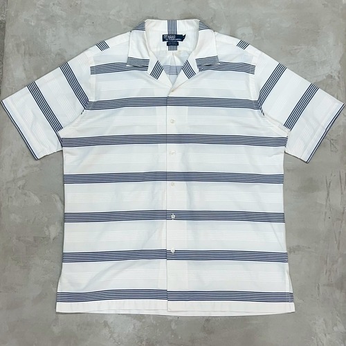 Polo Ralph Lauren Open Callor Border Shirt”CALDWELL”