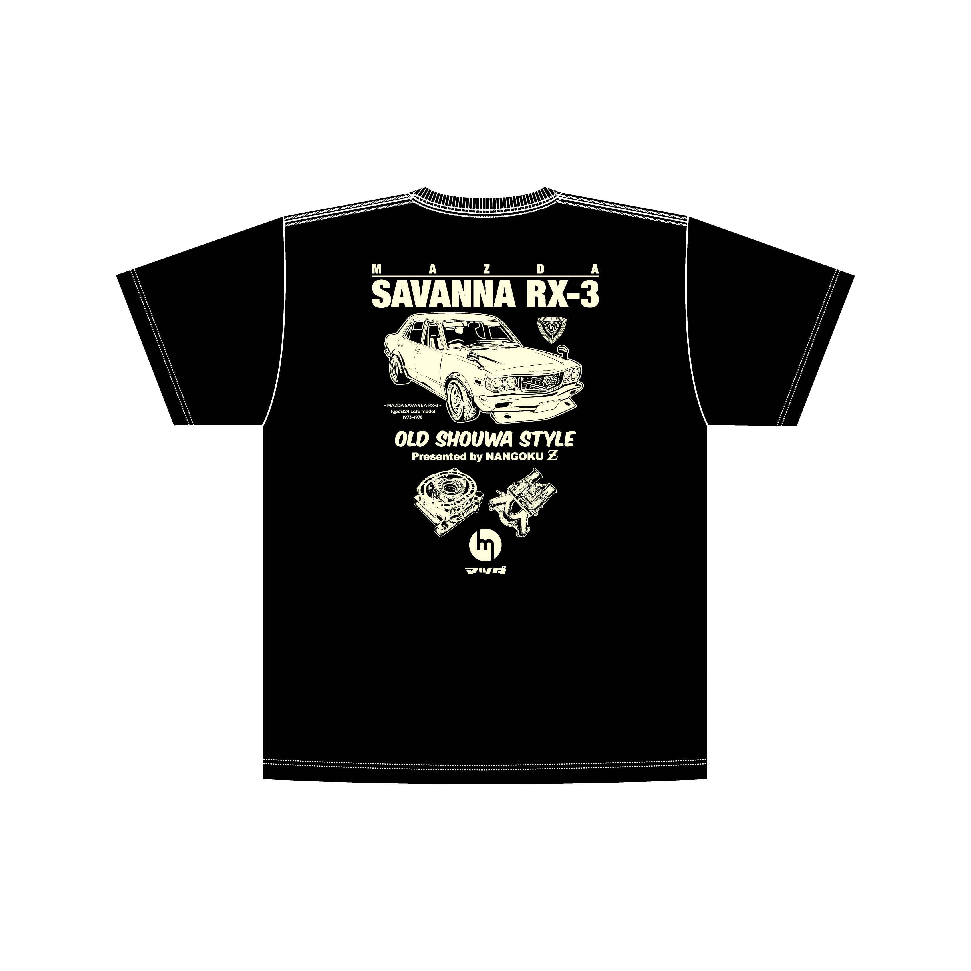 南国Z】OLD SHOUWA STYLE / RX-3 サバンナ半袖コットンTシャツ | CROP RICH