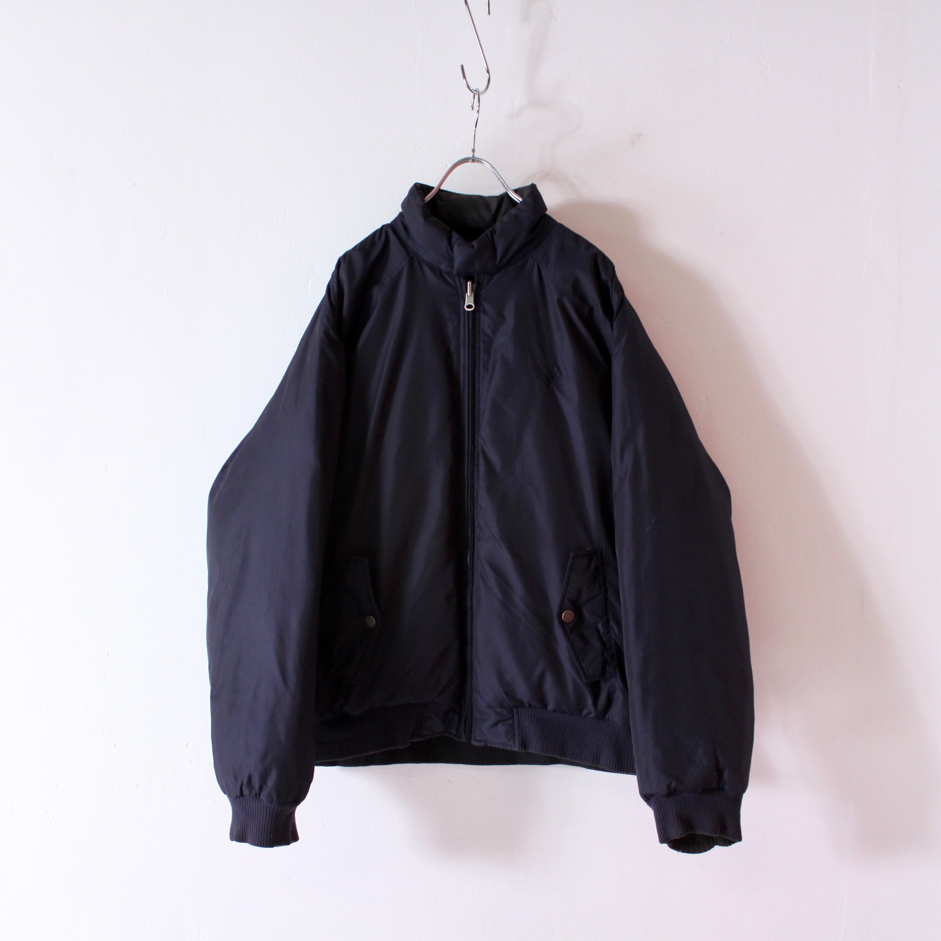 0797. 1990's Polo Ralph Lauren Reversible down jacket black × navy