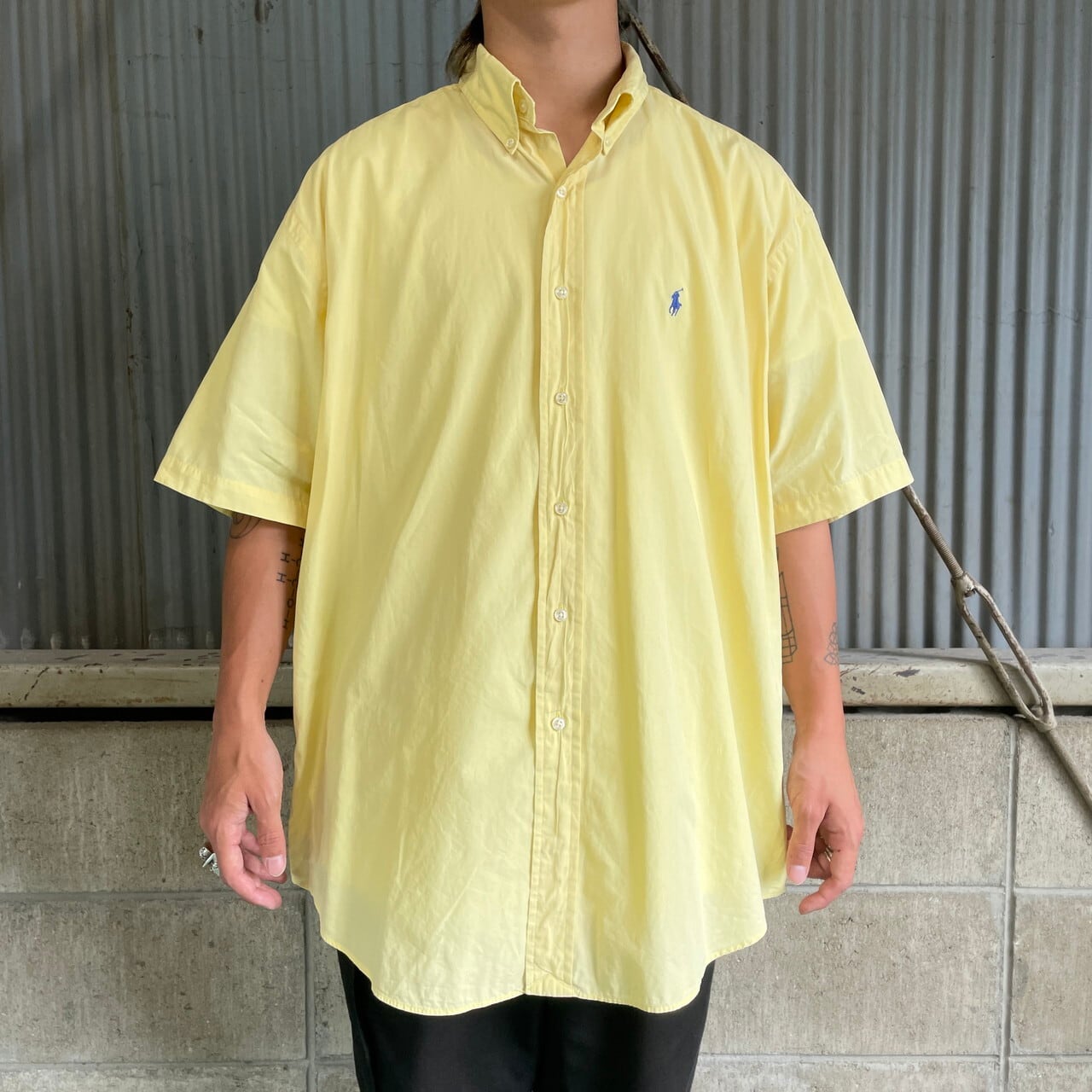 Ralph Lauren ラルフローレン BLAKE コットン ボタンダウン 半袖シャツ