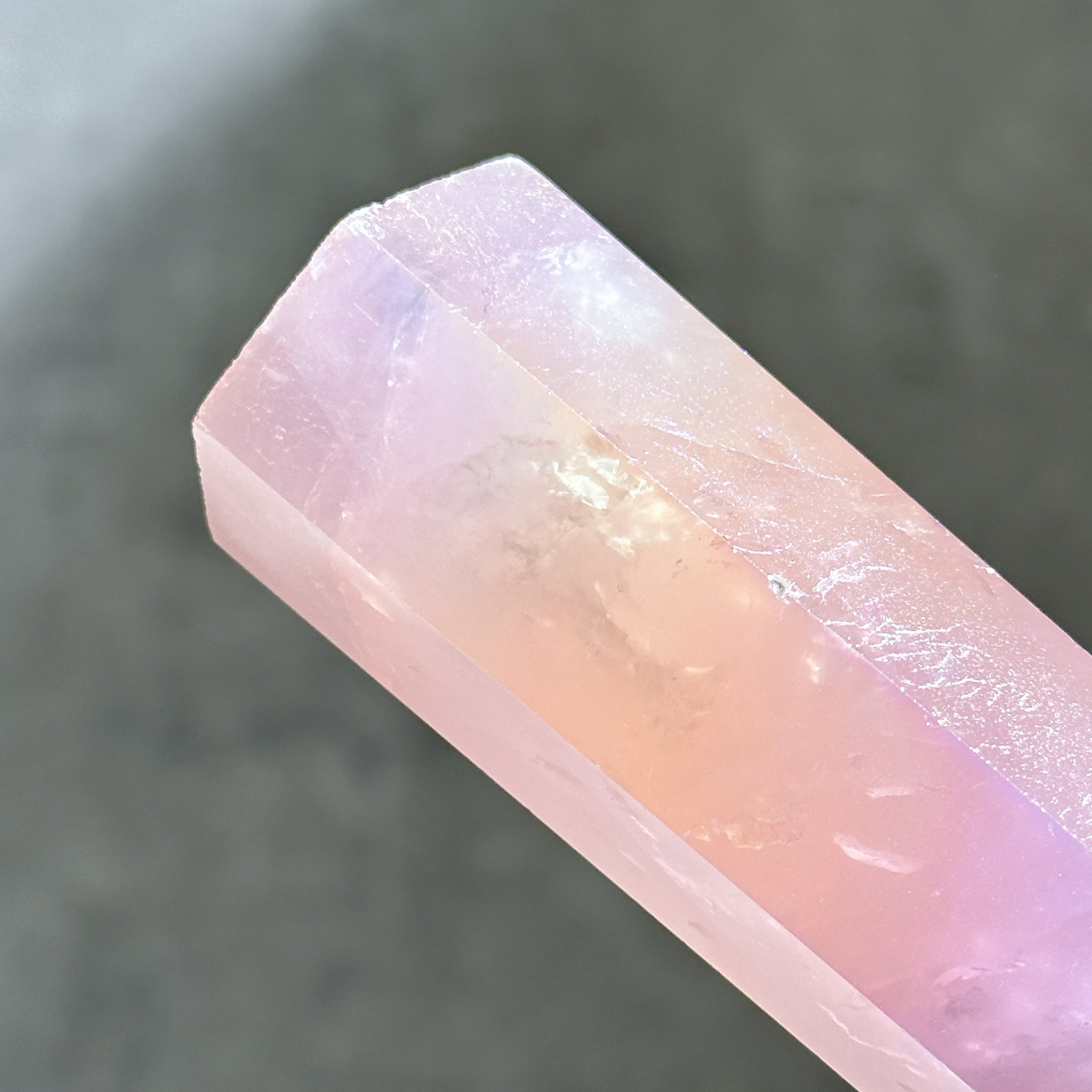 エンジェルオーラローズクォーツ タワー12✧ Angel Aura Rose Quartz
