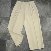 Jones new york drape silhouette 2tuck rayon slacks cream