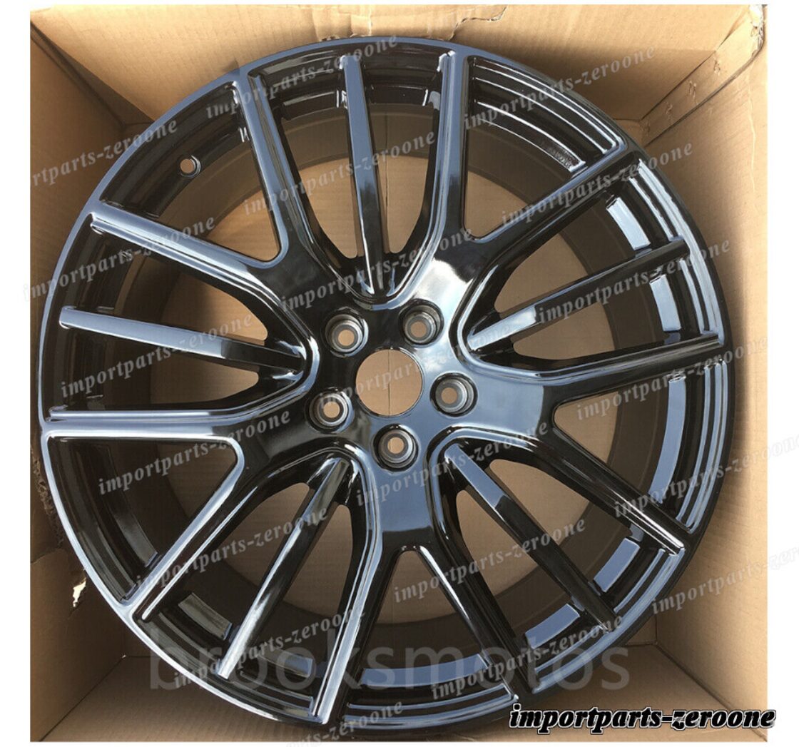 21インチ グロスブラック ホイール マセラティ ギブリ 21X9 21x10.5 4 