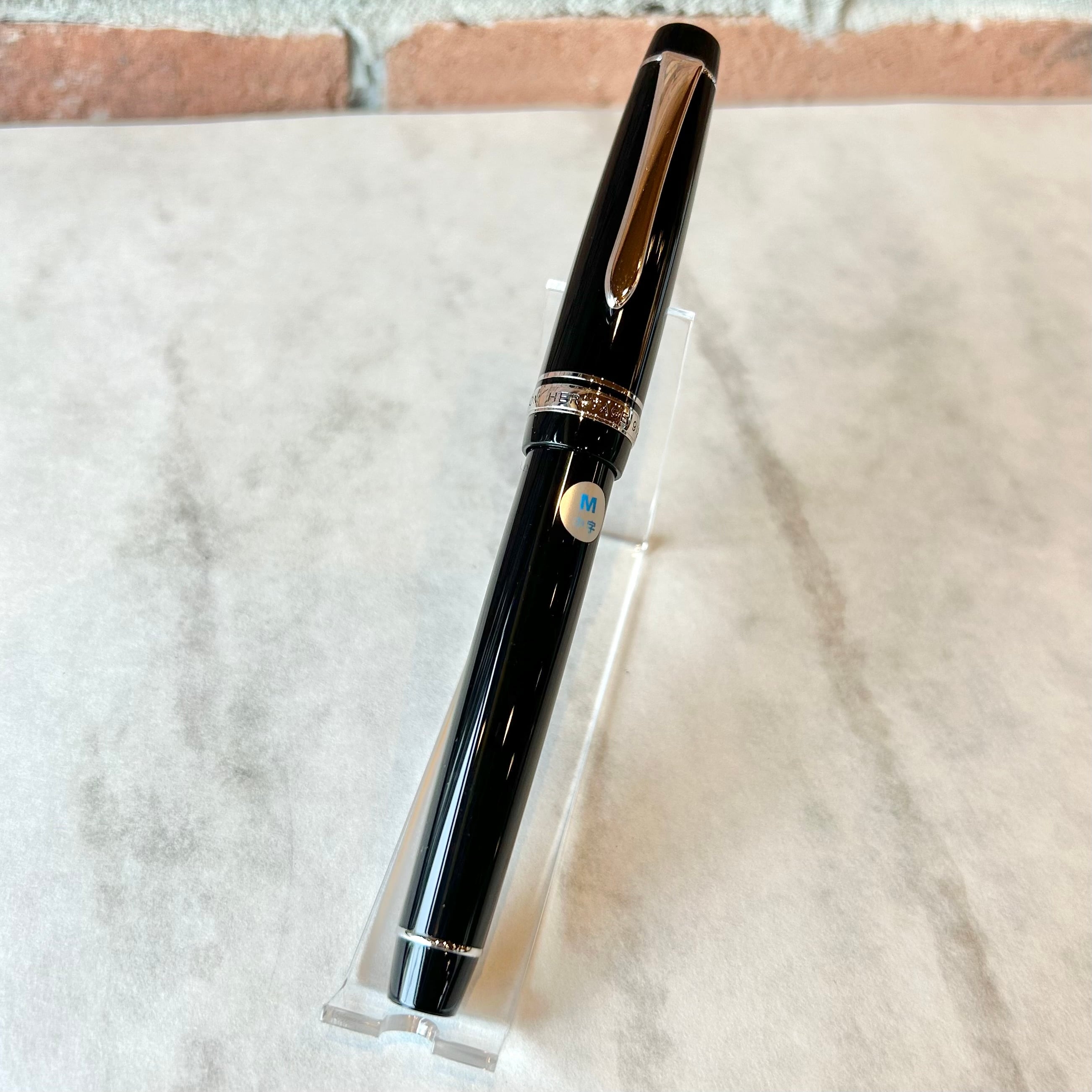 PILOT 912 万年筆 SMペン先 PILOT 「 カスタムヘリテイジ912 万年筆（ブラック）」／字幅М／14金