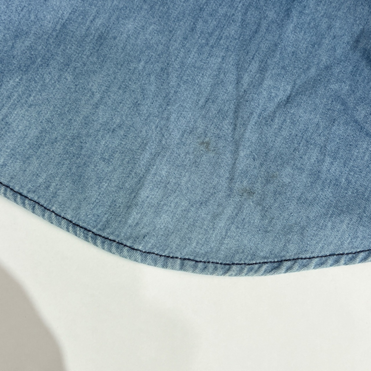 SINA COVA シナコバ  マリン キャラクター刺繍 シャンブレー 長袖 シャツ M /ブルー系 メンズ