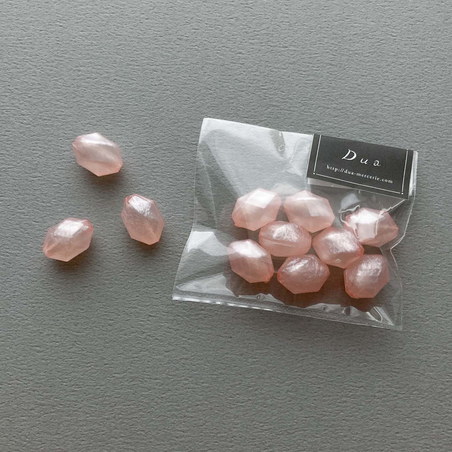 再入荷〉パール調ラメクリスタルカットビーズパック（8p） | Dua