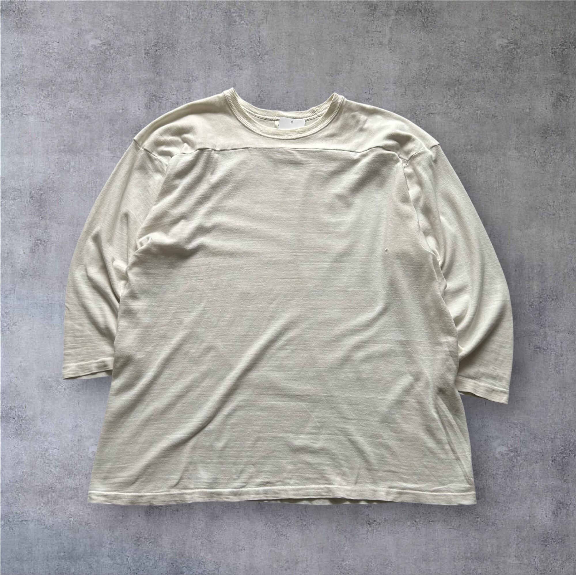 1960s Cotton Football T-shirt "White"【高円寺店】