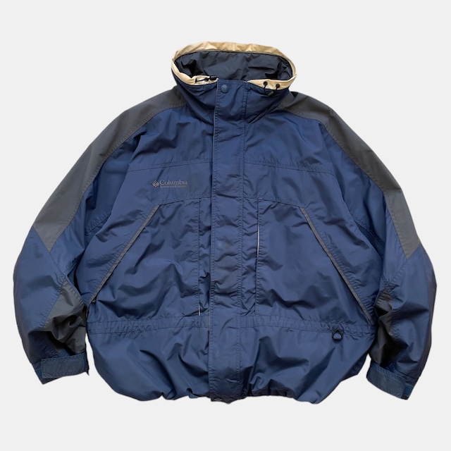 2000's Columbia Sportswear nylon field jacket - navy,gray