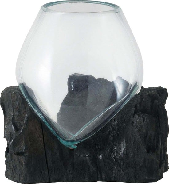 グラスオブジェ 流木 ガラス