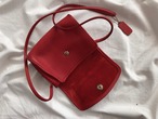 AMERICA 1990’s OLD COACH “Red Leather” shoulder bag