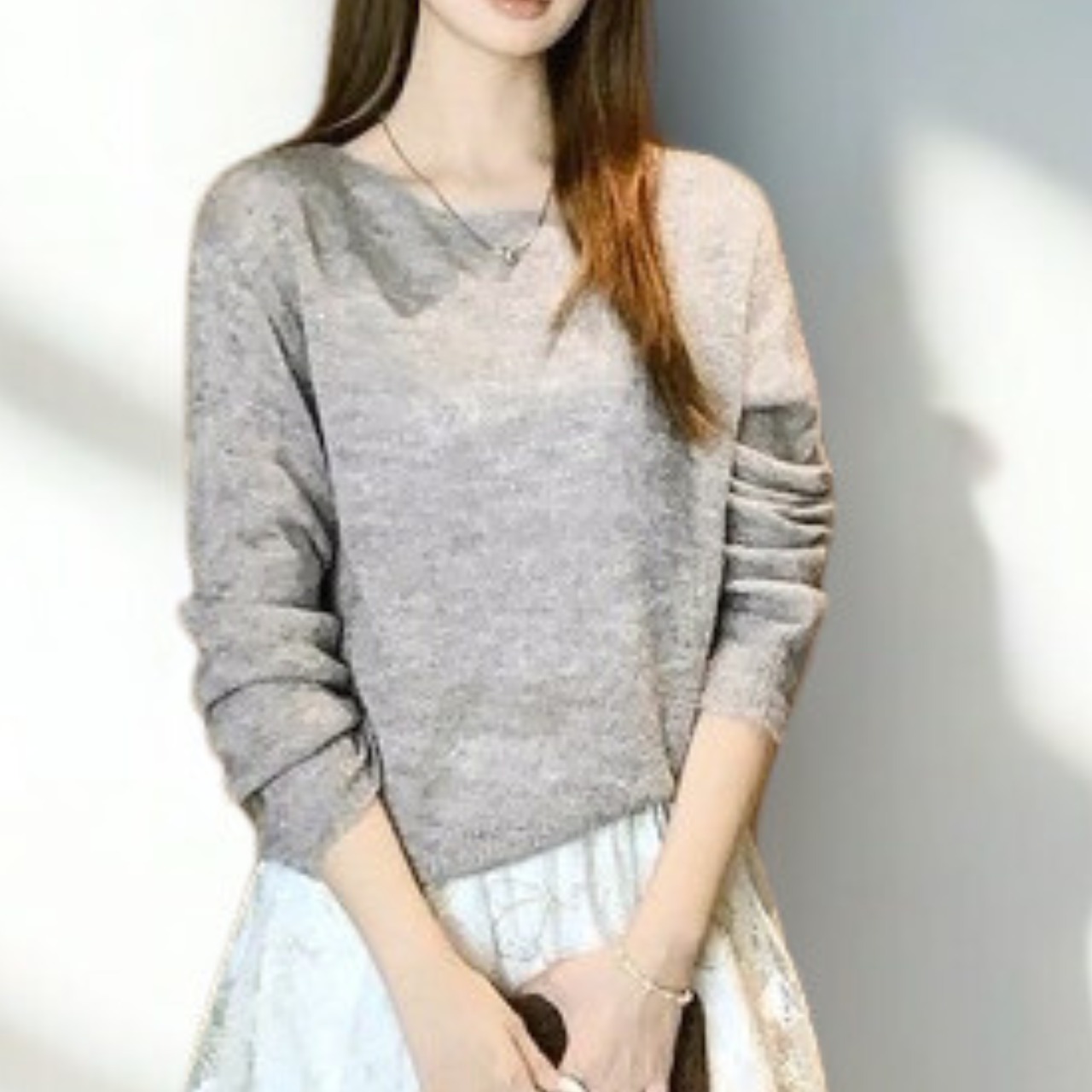 ルーズフィット ニットプルオーバー 　　 00054